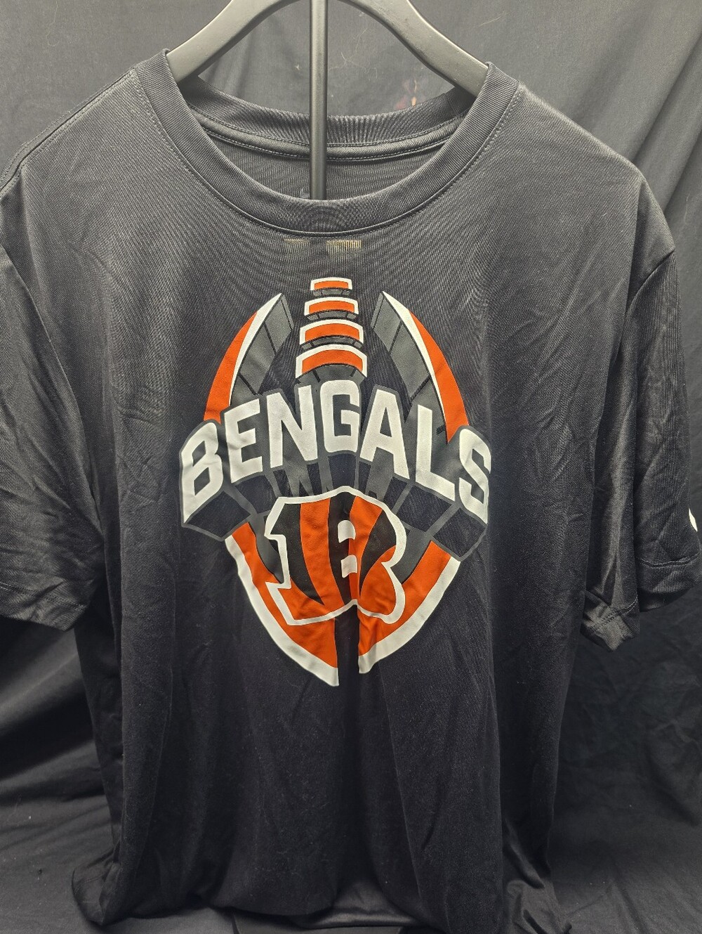 NWT Nike Cincinnati Bengals Dri-FIT T Shirt Men's XL Black NFL Graphic $40